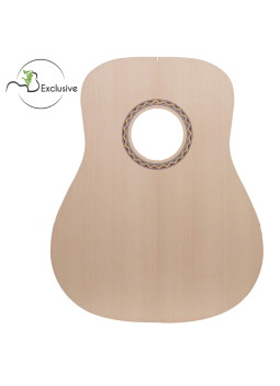 La tapa acabada MB Exclusive para guitarra acústica está construida con abeto Sitka