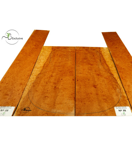 Sapele Quilted Set Nº38 Acoustic Guitar MB Exclusive