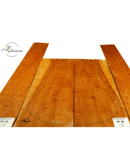 Sapele Quilted Set Nº38 Acoustic Guitar MB Exclusive