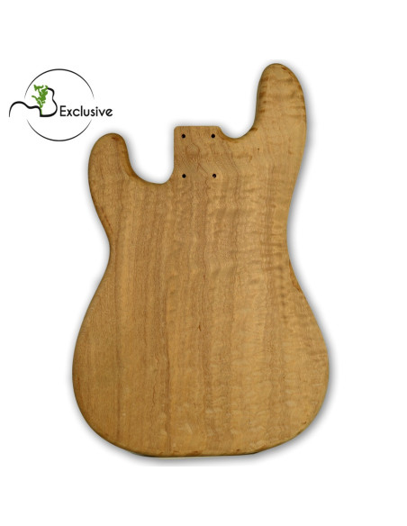 Corps Sapelli Pommelé Finition Basse Électrique Style Precision MB Exclusive