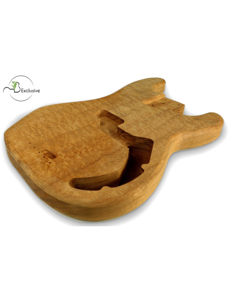 Corps Sapelli Pommelé Finition Basse Électrique Style Precision MB Exclusive