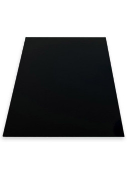 Black 1-ply pickguard blank 210x290x2.2 mm