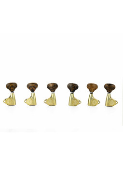 Clavijero Gotoh para guitarra eléctrica y acústica con engranages 1:21