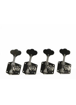 El clavijero para bajo eléctrico Gotoh pertenece a la serie RES-O-LITE, que utiliza la inyección especial "Duraluminio".