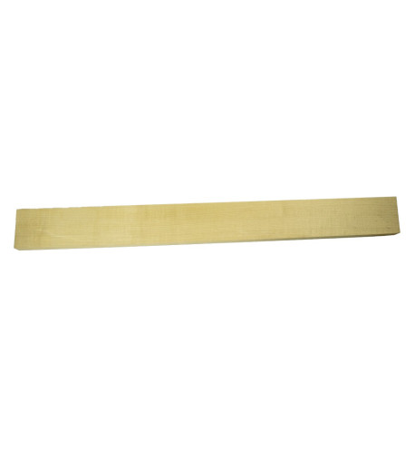 Aged Curly Maple Electric Bass Neck  (850x85x30mm)