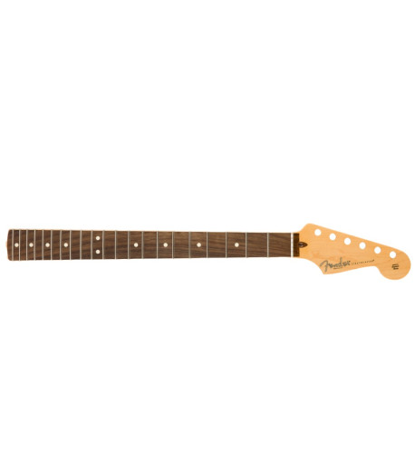 Este mástil también cuenta con el número de serie y el sello de Fender para mayor autenticidad,