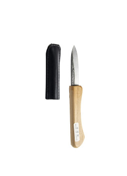 El cuchillo japonés Keiryu es perfecto para tallar madera desde cualquier ángul