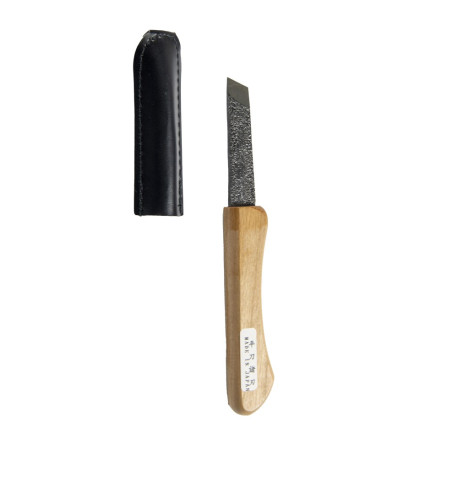 El cuchillo japonés de doble filo estilo plano "Hiraba-Moroha" es una herramienta versátil y eficaz para trabajar madera fina.