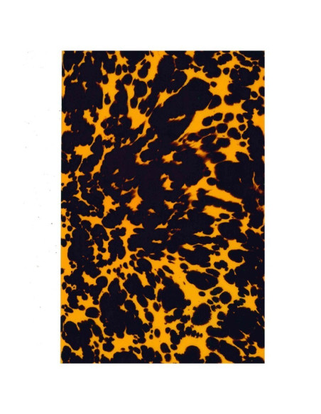 Feuille de protection autoadhésive en jaune à découper sur mesure.