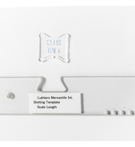 Slotting template, 24.9" scale