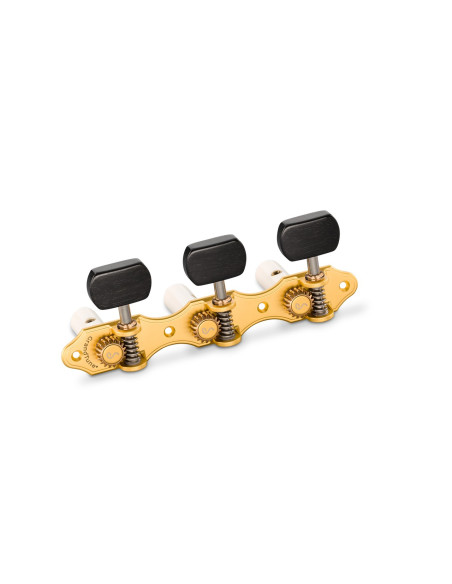 Buy Schaller Machine Head Classic Hauser Gold Ebony Posts White