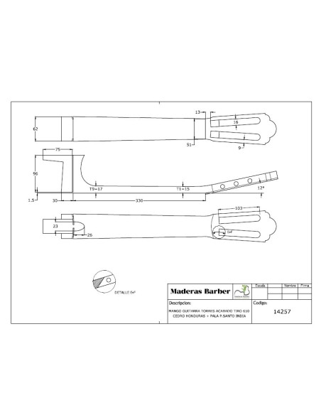 Torres guitar plans