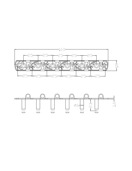 medidas clavijero DJ141AB-SB