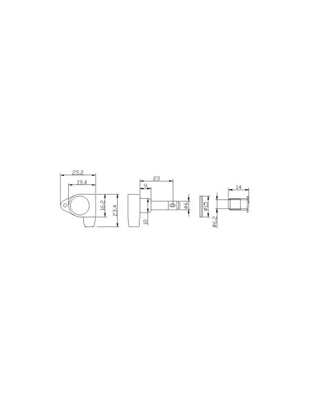 Buy Der Jung DJ335G-D3 Machine Head