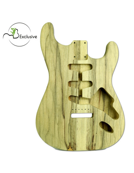 Buy Black Limba Finished Electric Guitar Body Stratocaster Style MB