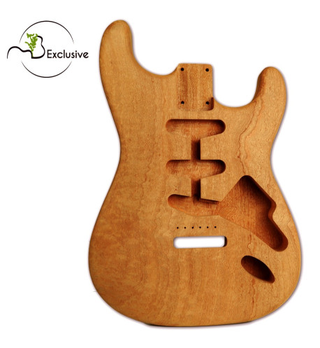 Buy Sapele Quilted Finished Electric Guitar Body Stratocaster Style