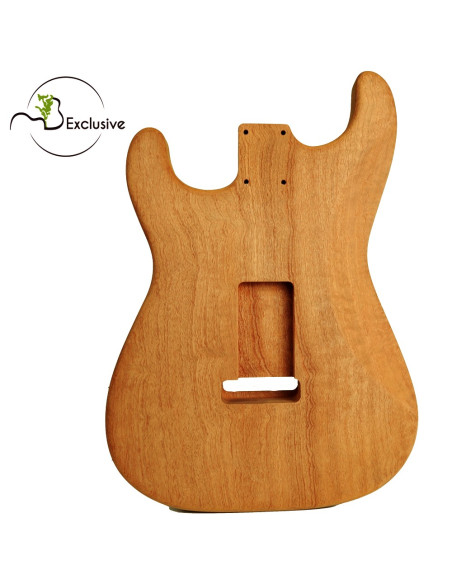 Cuerpo Sapelli Quilted Acabado Guitarra Eléctrica Estilo Stratocaster
