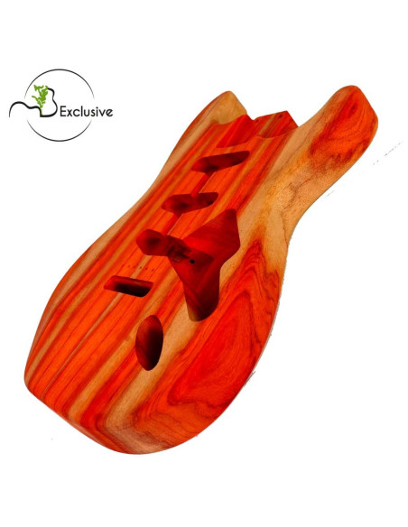 Buy Padauk Bariole Finished Electric Guitar Body Stratocaster Style