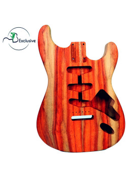 Buy Padauk Bariole Finished Electric Guitar Body Stratocaster Style