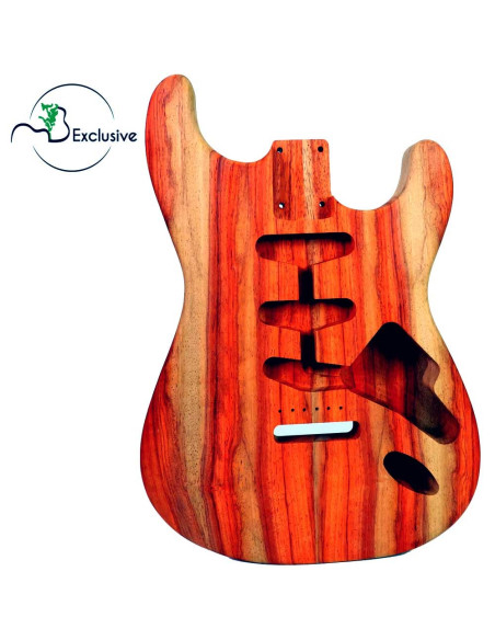Buy Padauk Bariole Finished Electric Guitar Body Stratocaster Style