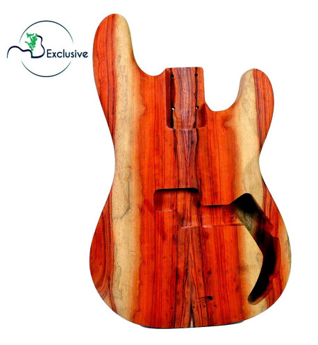 Buy Padauk Bariole Finished Electric Bass Body Precision Style MB