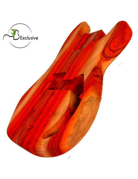 Buy Padauk Bariole Finished Electric Bass Body Precision Style MB