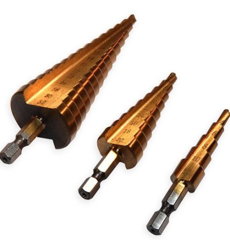 step drill bit guitar