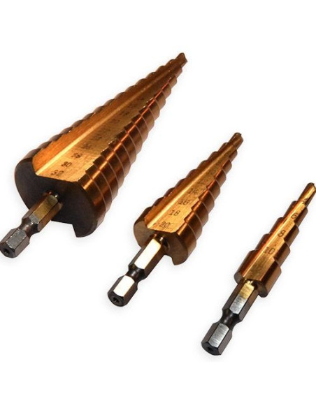 step drill bit guitar