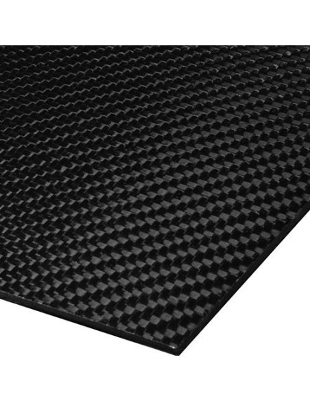 Feuille pour Pickguard Fibre de Carbone 432x290x2mm