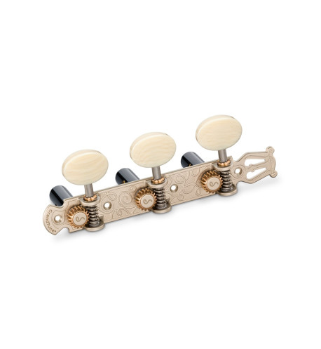 Mécanique Schaller GrandTune Classic Lyre Perle Satinée Os Tige Noire