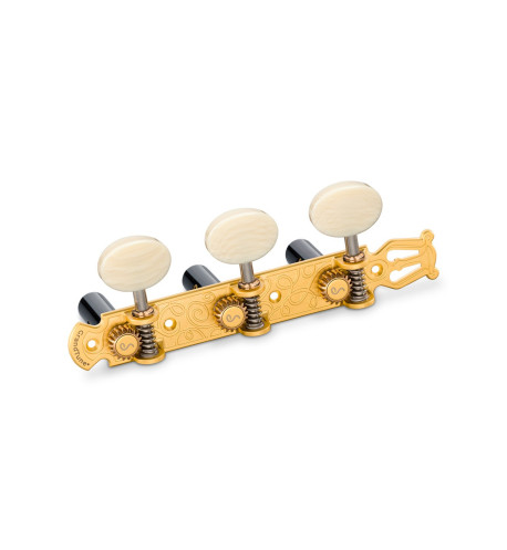 Mécanique Schaller GrandTune Classic Lyre Satinée Perle Tige Noire