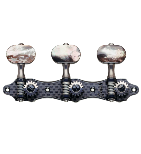 Mécaniques GOTOH Nacre Fibre de Carbone KG01-CA-XCK-BM 3+3