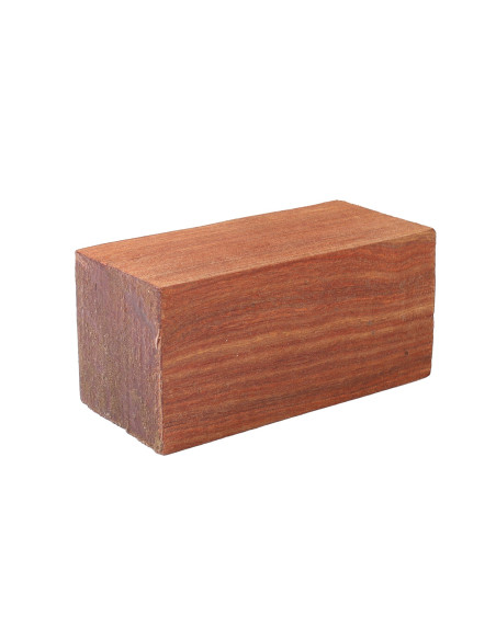 Pieza Palo Rosa de Mozambique 100x45x45 mm