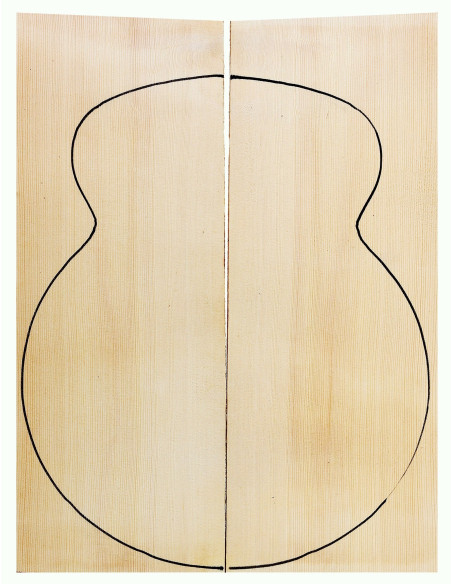 Tables Épicéa Européen 2ème Guitare Archtop