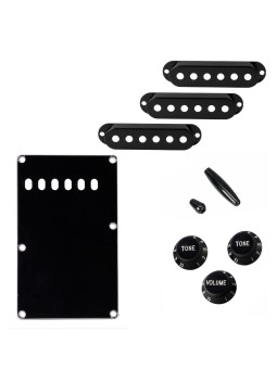 piezas plástico stratocaster negro