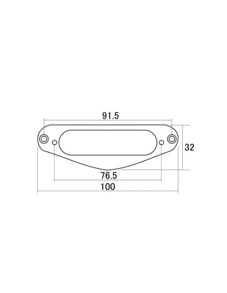 Cadre Chromé Pour Micros Singlecoil Hosco