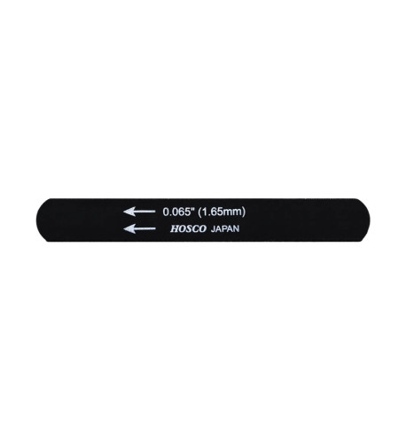 Hosco Black Nut File 0.065" | Maderas Barber