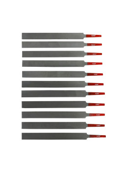 Set de 11 limes rainurage de sillets de tête