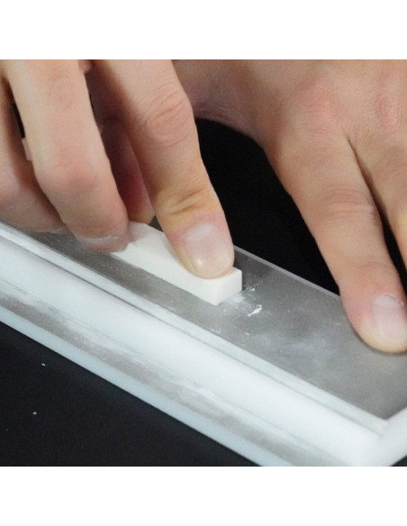 shaping a bone guitar nut