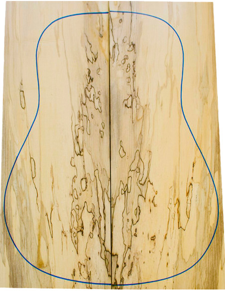 Comprar Fondos de Arce Spalted para Guitarra Acústica | Maderas Barber