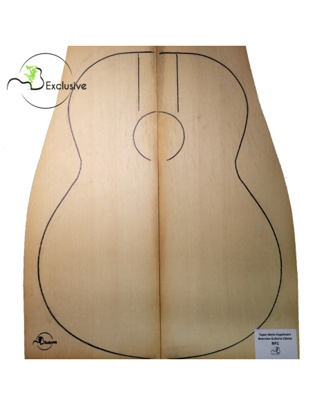 Tapas Abeto Engelmann Bearclaw Guitarra Clásica MB Exclusive Nº1