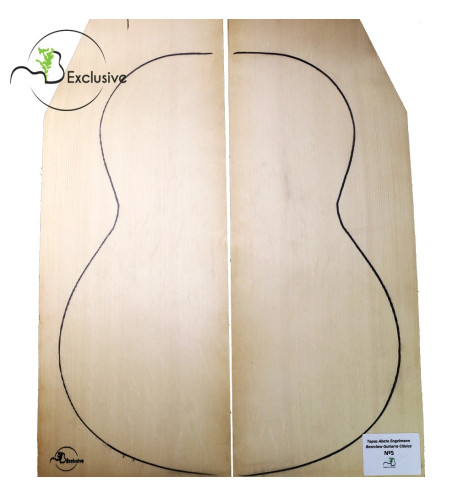 Tapas Abeto Engelmann Bearclaw Guitarra Clásica MB Exclusive Nº5