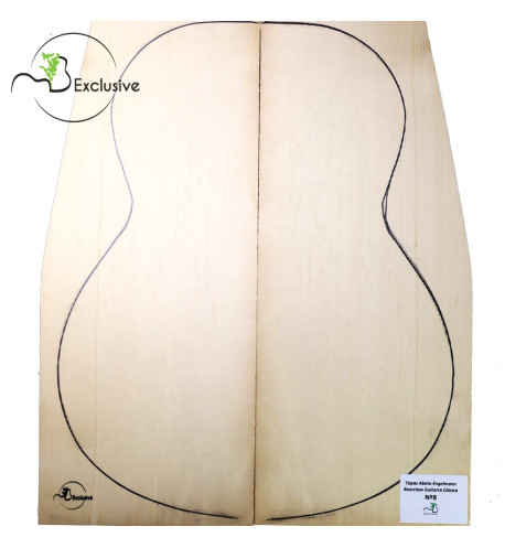 Tables Épicéa Engelmann Bearclaw Guitare Classique MB Exclusive Nº8