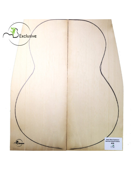 Tables Épicéa Engelmann Bearclaw Guitare Classique MB Exclusive Nº8