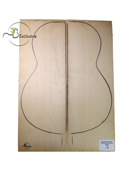 Tables Épicéa Engelmann Bearclaw Guitare Classique MB Exclusive Nº12