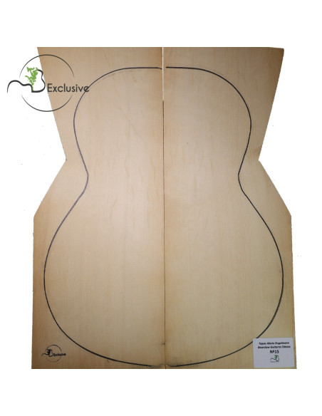 Tables Épicéa Engelmann Bearclaw Guitare Classique MB Exclusive Nº15