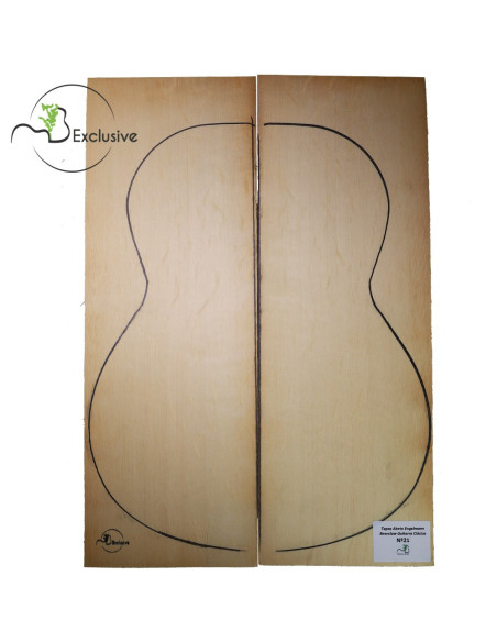 Tables Épicéa Engelmann Bearclaw Guitare Classique MB Exclusive Nº21