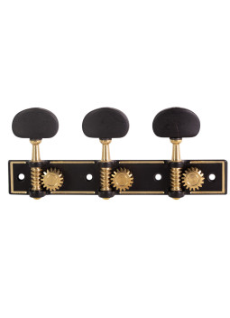 Mécanique Aparicio Guitare Classique Modèle Gijon Noir-Bronze/Ébène
