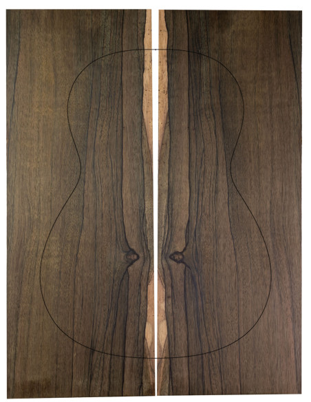 AA Malaysian Blackwood Classical Guitar Backs | Maderas Barber