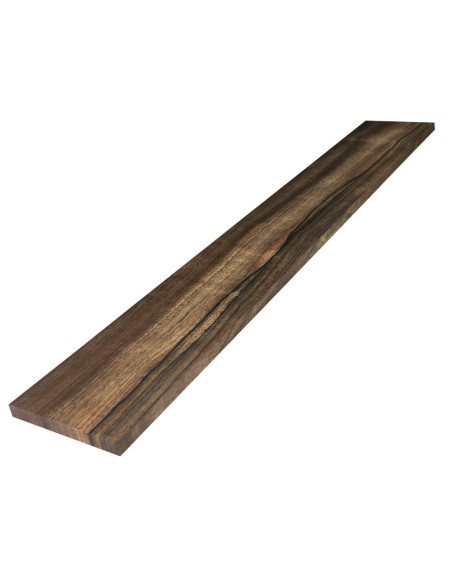 AAA Malaysian Blackwood Electric Bass Fingerboard | Maderas Barber